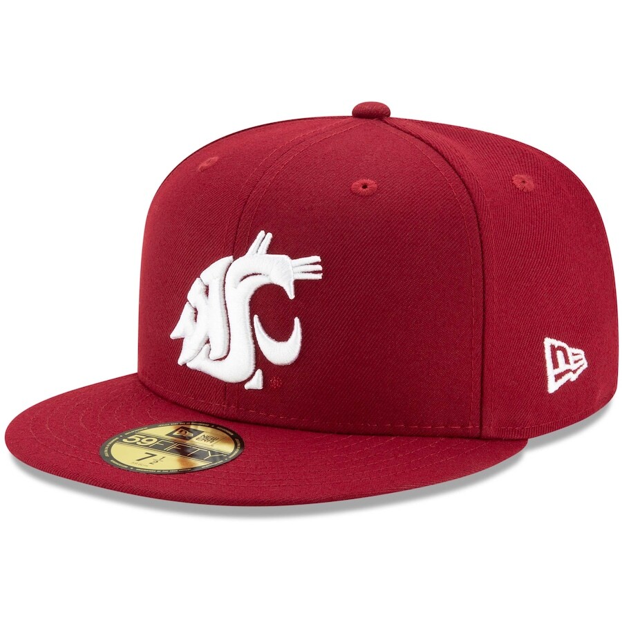 

Бейсболка New Era Washington State Cougars, малиновый