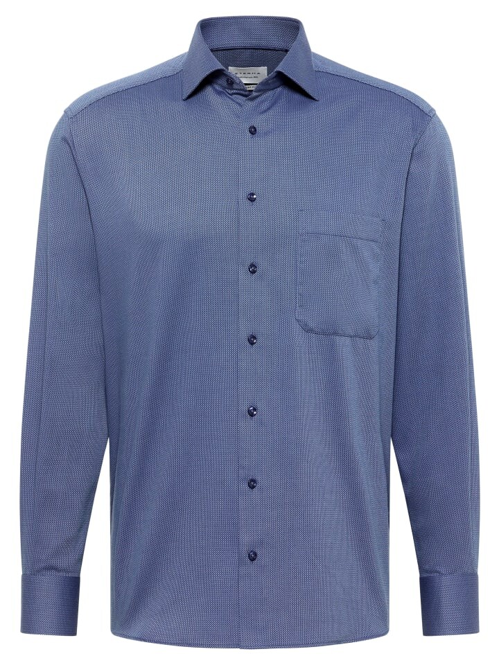 

Рубашка Eterna COMFORT FIT, цвет denim