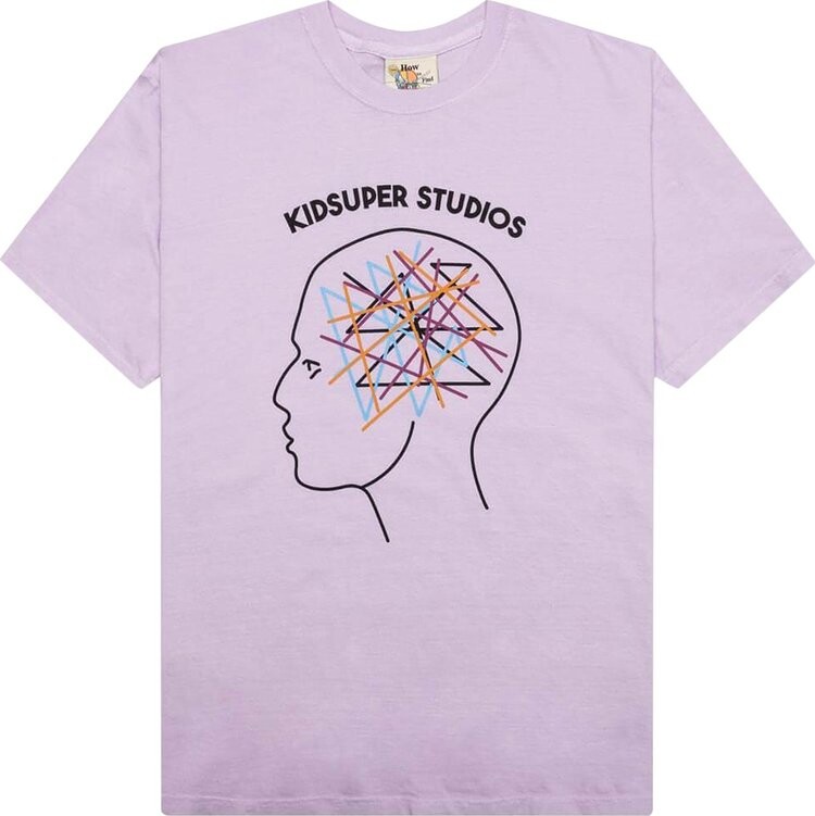 

Футболка KidSuper Thoughts In My Head 'Lilac', фиолетовый