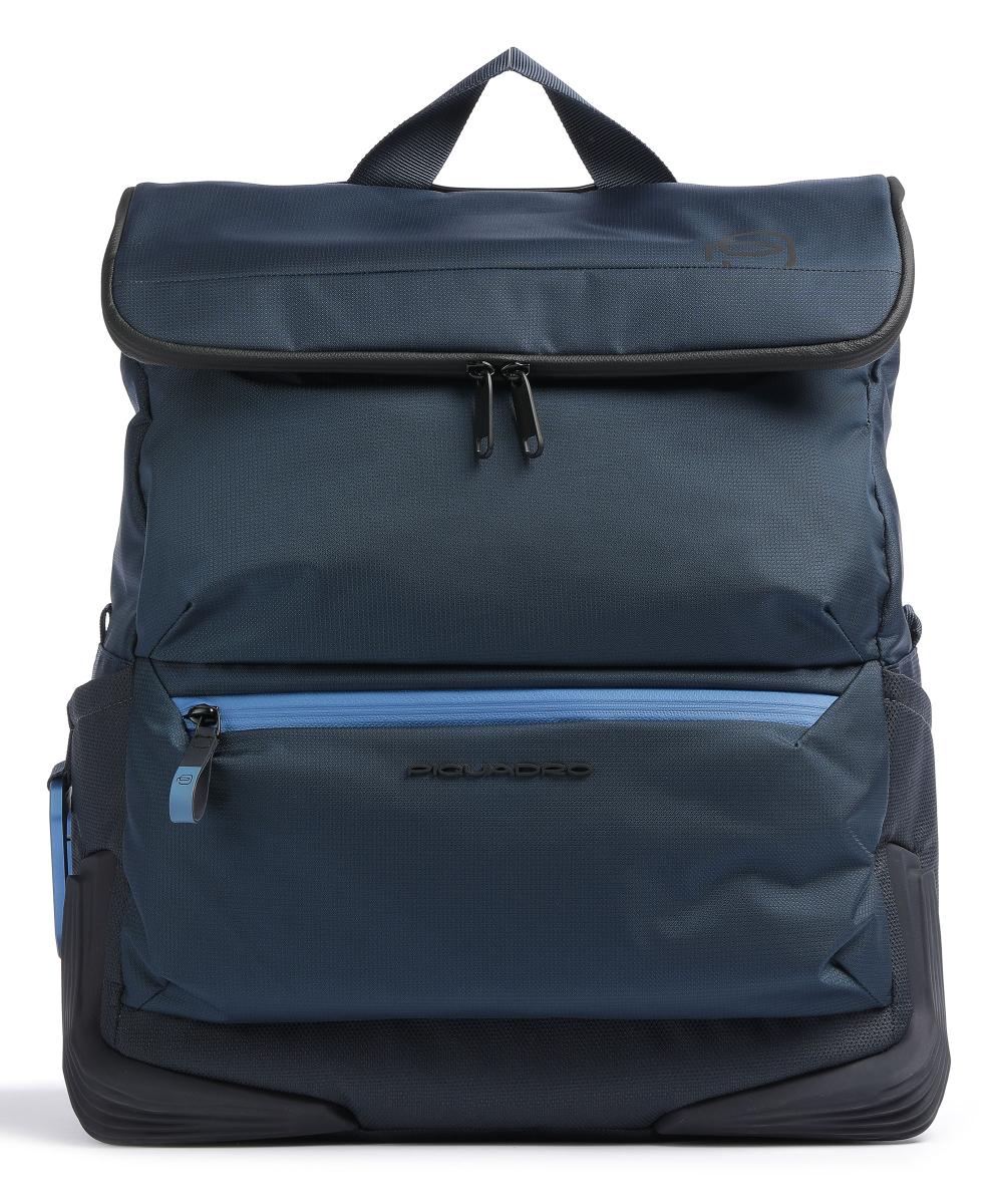 Рюкзак CORNER 15″ из переработанного полиэстера Piquadro, синий