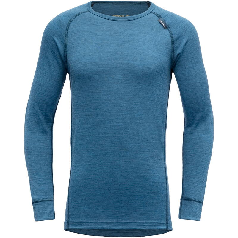 

Функциональная рубашка Breeze Merino Shirt Junior синяя меланж DEVOLD, цвет blau, Синий