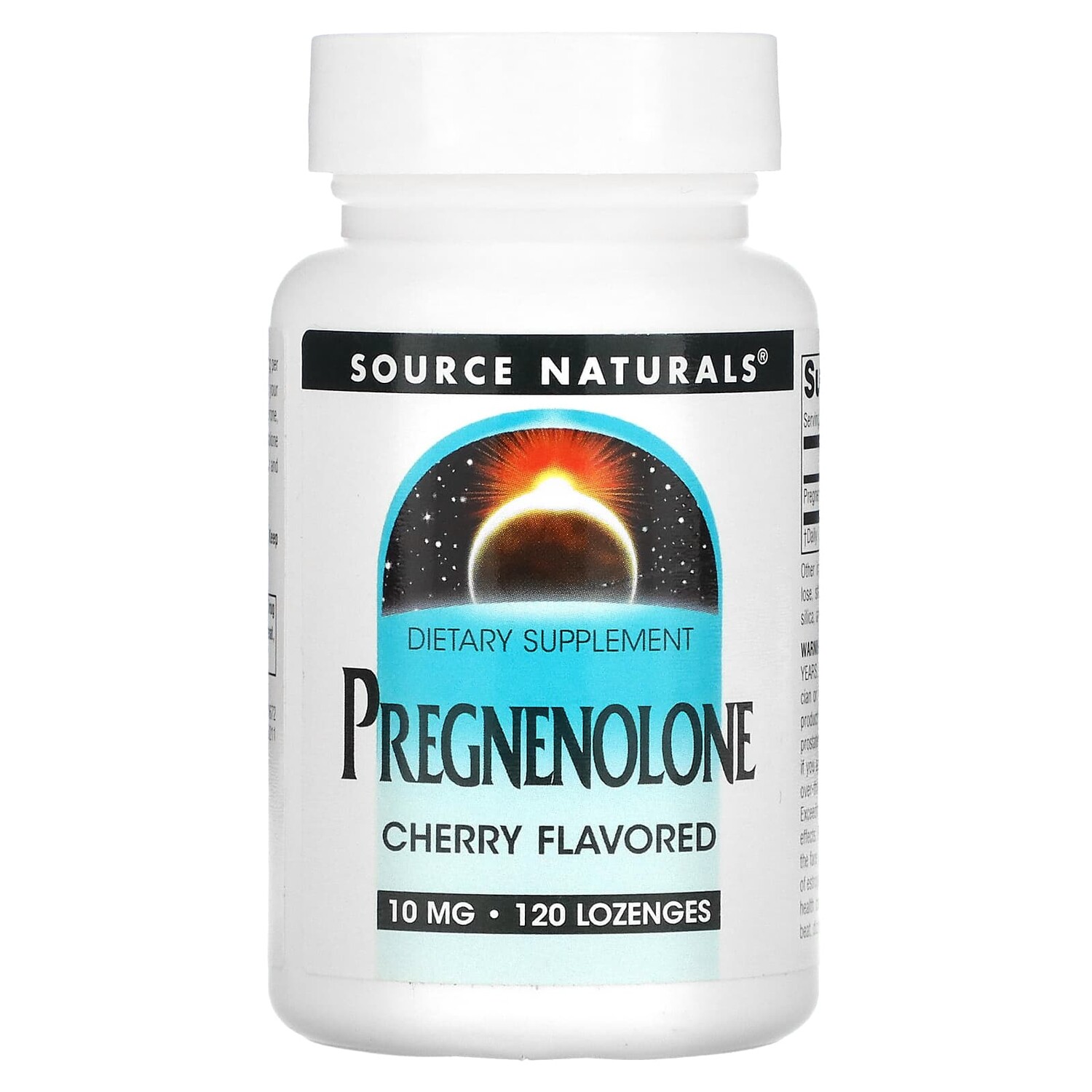 

Прегненолон, со вкусом вишни, 10 мг, 120 леденцов, Source Naturals