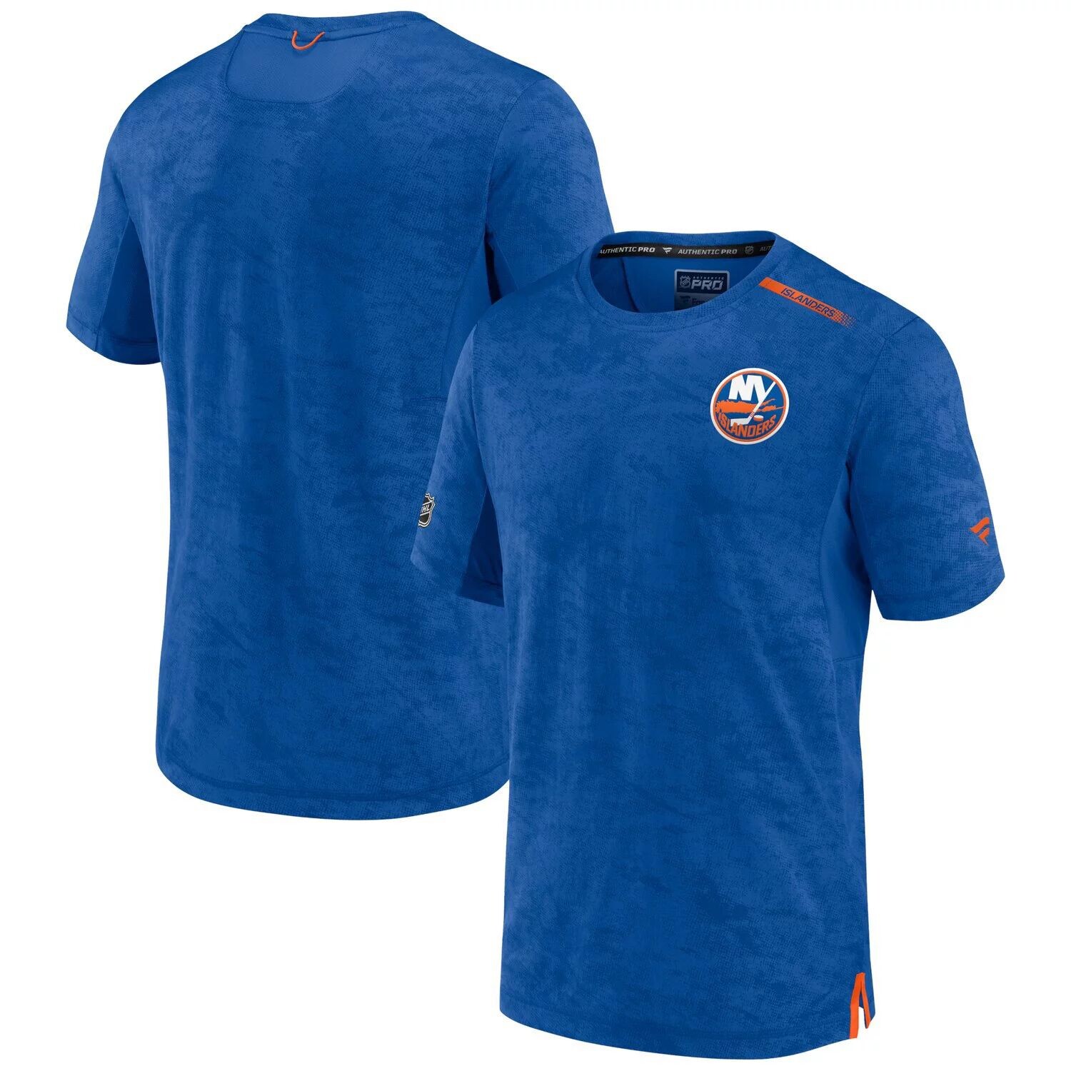 

Мужская камуфляжная футболка премиум-класса Fanatics Royal New York Islanders Authentic Pro Rink