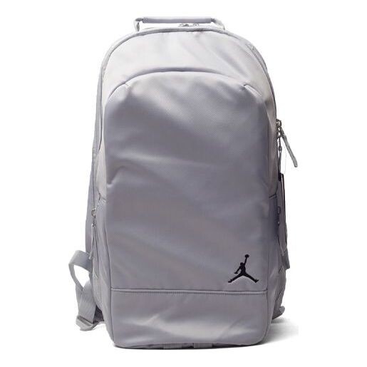 

Рюкзак Air Jordan Minimalistic logo Sports Outdoor Large Capacity schoolbag backpack Gray, серый