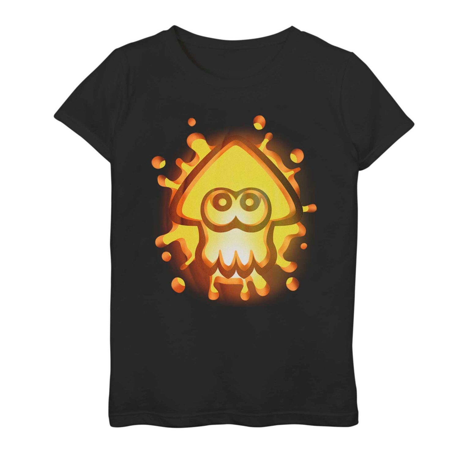 

Светящаяся футболка с тыквой и кальмаром Nintendo Splatoon для девочек 7–16 лет Licensed Character