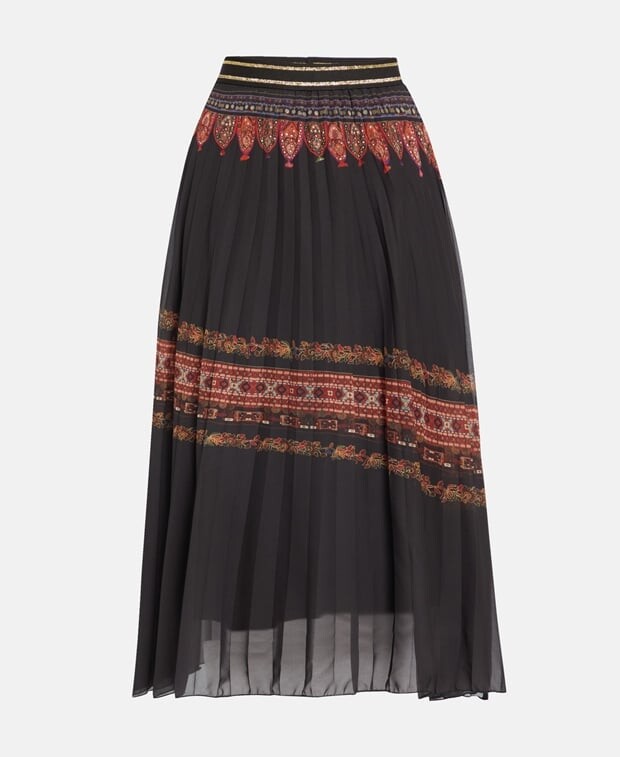 

Юбка в складку Desigual, черный