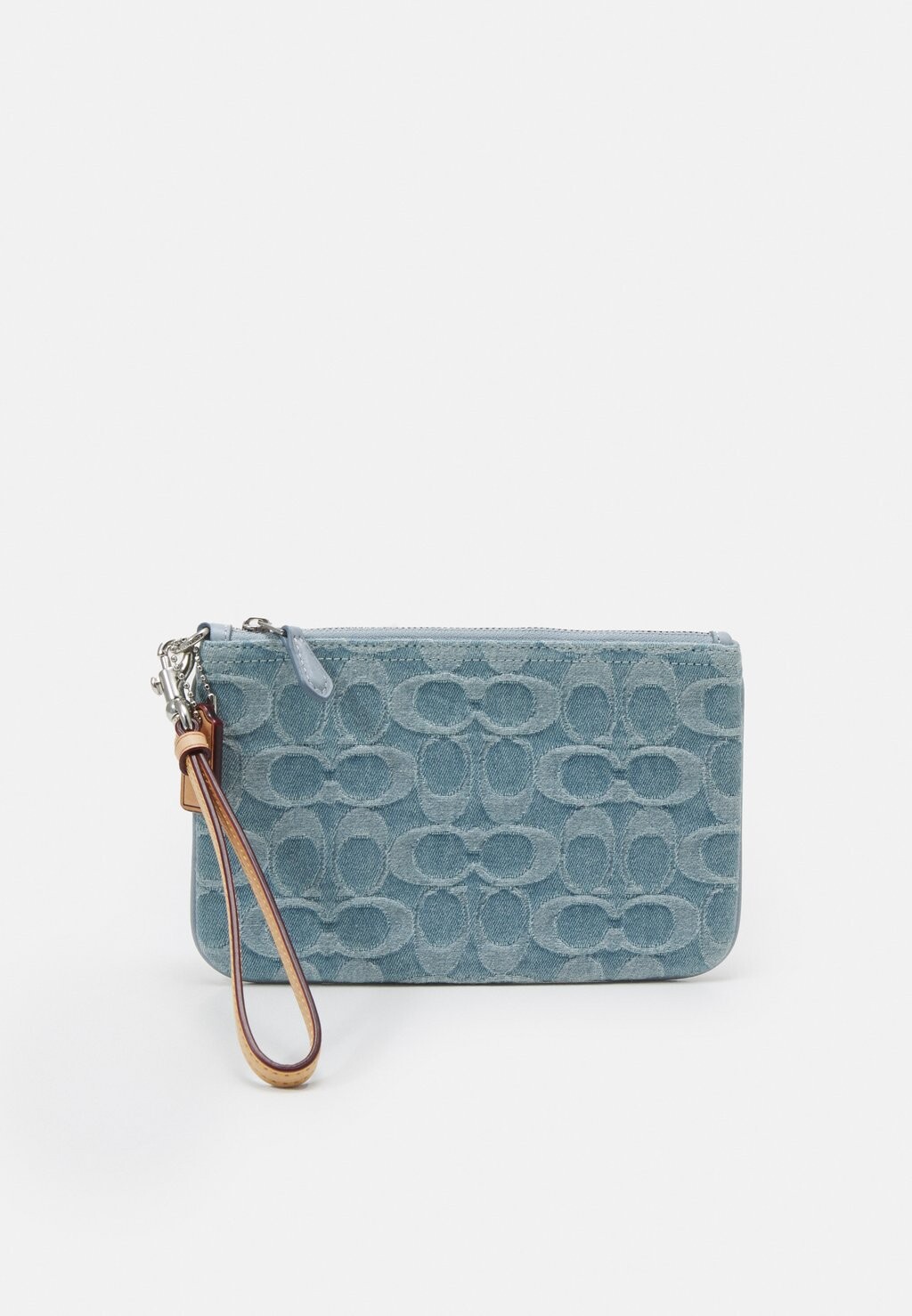 

Клатч МАЛЕНЬКИЙ БРАСЛЕТ WASHED SIGNATURE Coach, бледно-голубой
