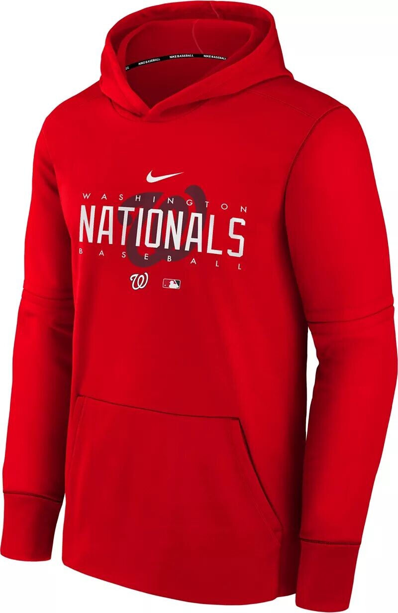 

Красная толстовка перед игрой Nike Youth Washington Nationals