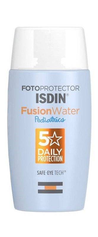цена Isdin Fotoprotector Pediatrics Fusion Water SPF50 защитный крем с фильтром для детей, 50 ml