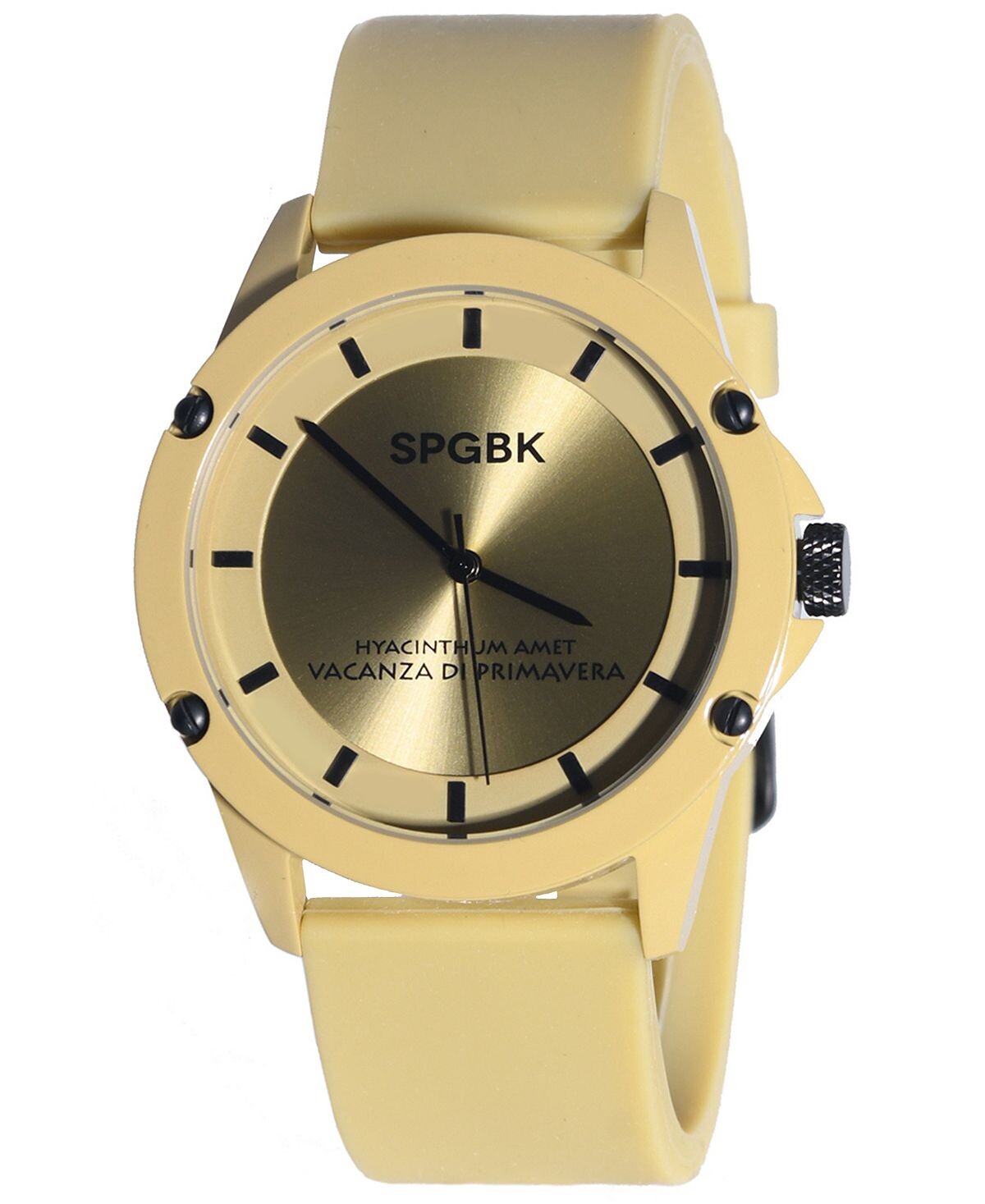 

Часы унисекс Hilliard Tan на силиконовом ремешке, 44 мм SPGBK Watches