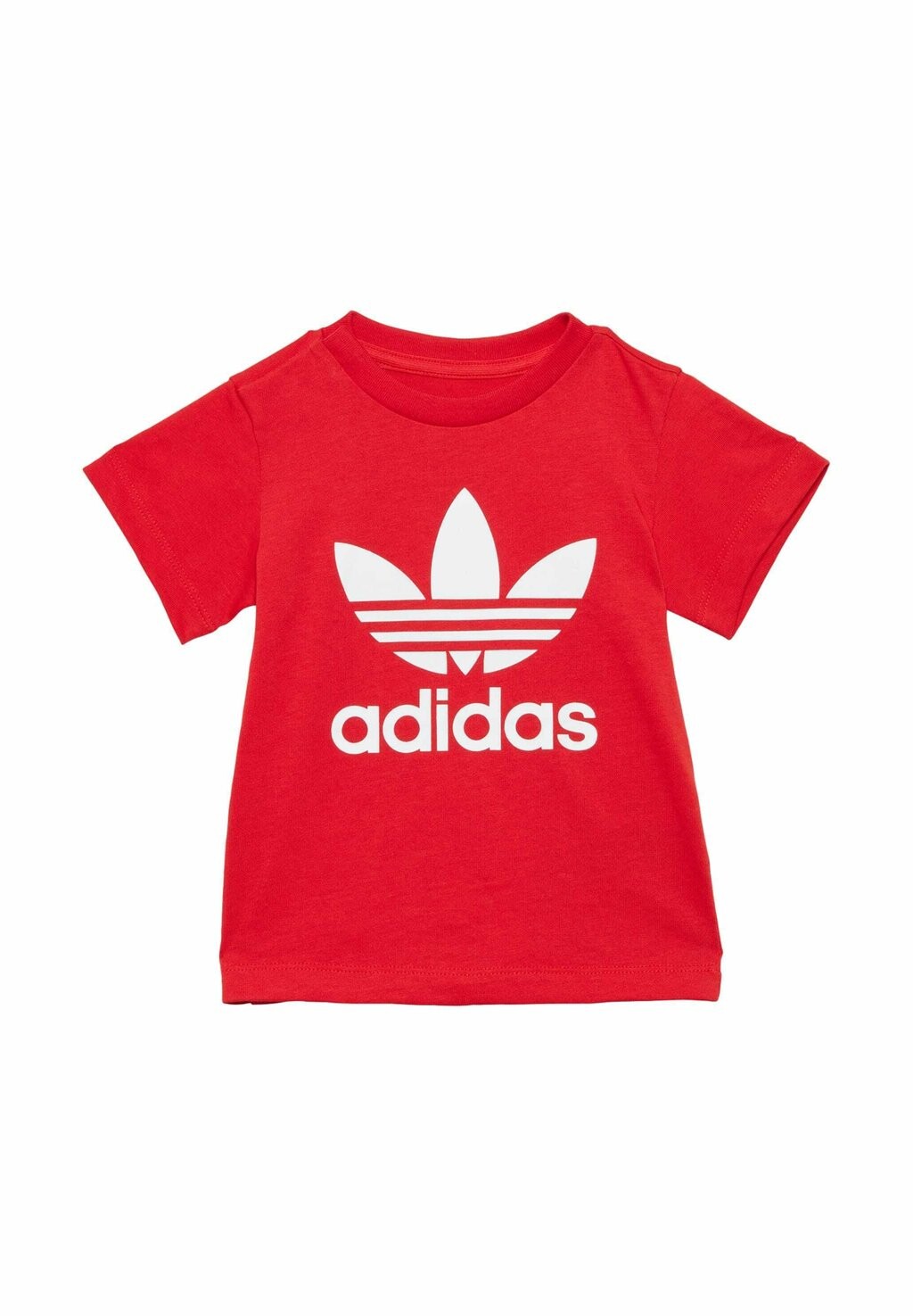 

Футболка с принтом adidas Originals, лучше алого цвета Trefoil Tee