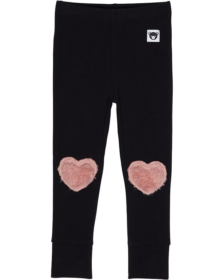 

Брюки HUXBABY Fluffy Heart Knee Leggings, черный