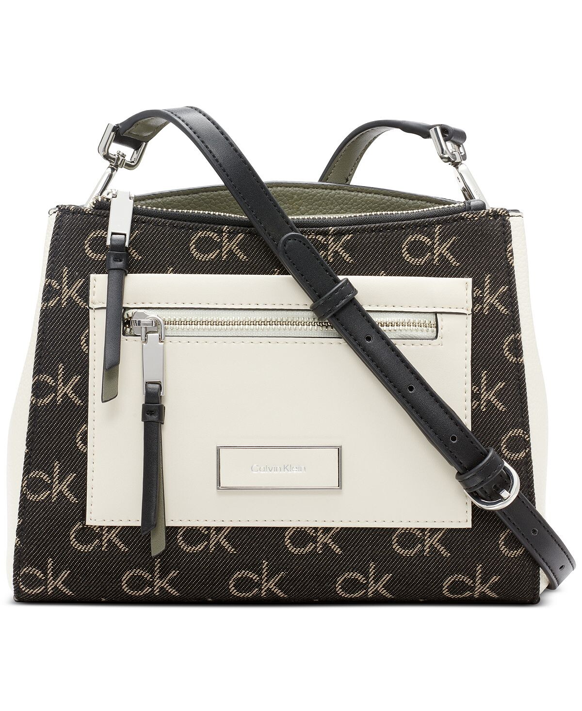 

Фирменная сумка через плечо Hadley Denim жаккардового цвета Calvin Klein