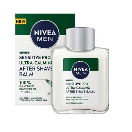 Men Sensitive Pro Успокаивающий увлажняющий бальзам после бритья с витамином Е, Nivea