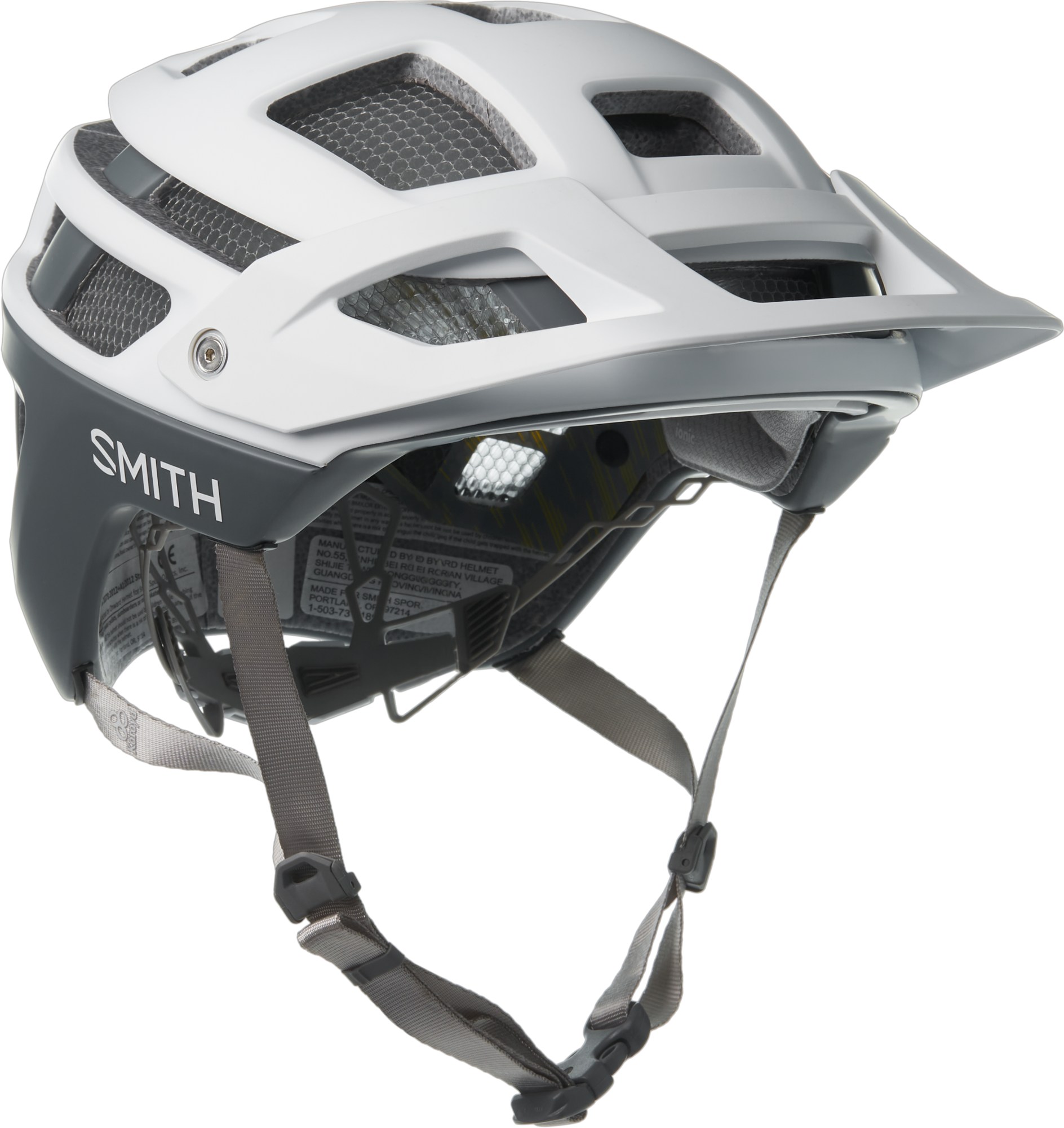 велосипедный шлем convoy mips smith черный Велосипедный шлем Forefront 2 MIPS Smith, белый