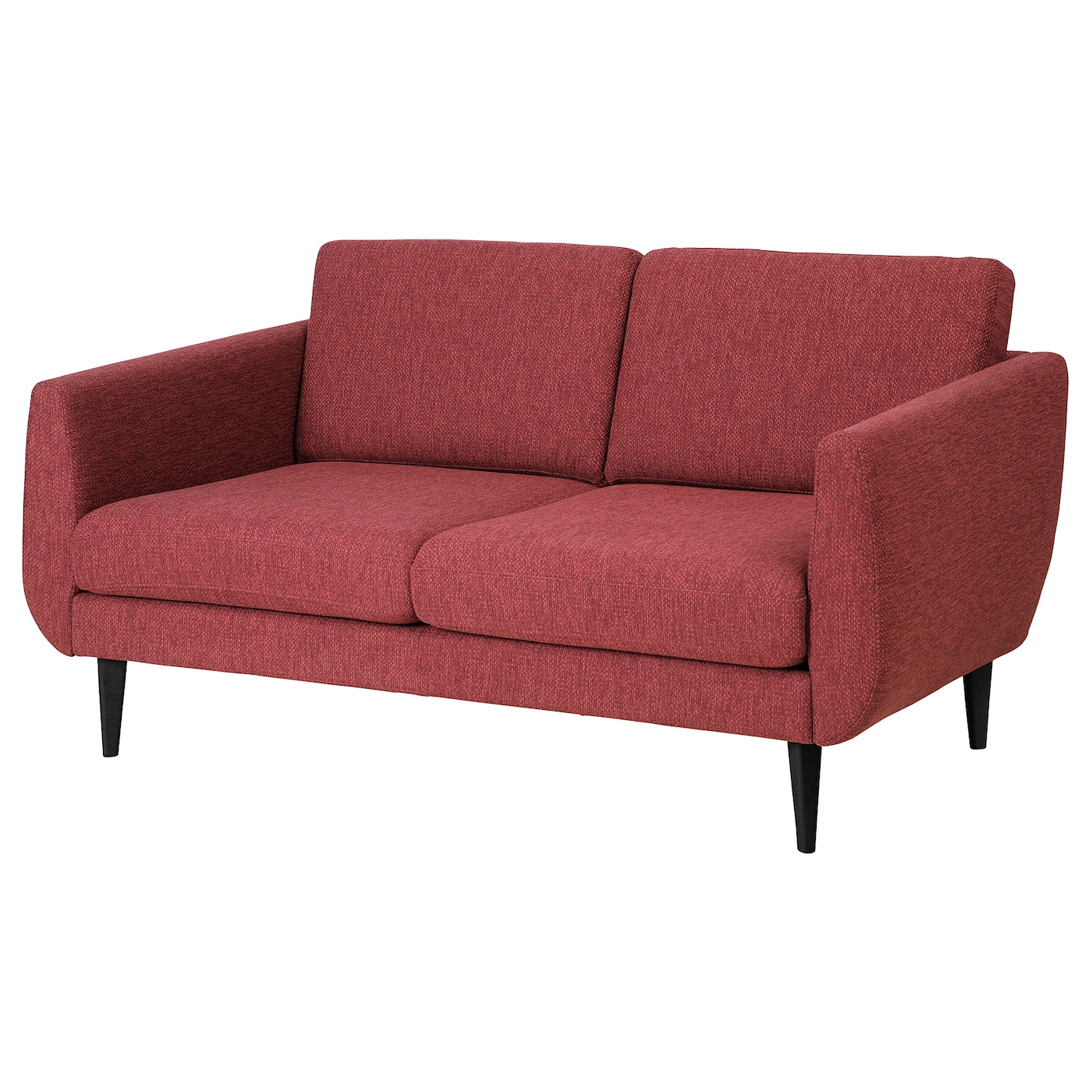 СМЕДСТОРП 2-местный диван, Лейде красный/коричневый/черный SMEDSTORP IKEA диван комфорт s тадеуш 2 темпо 6