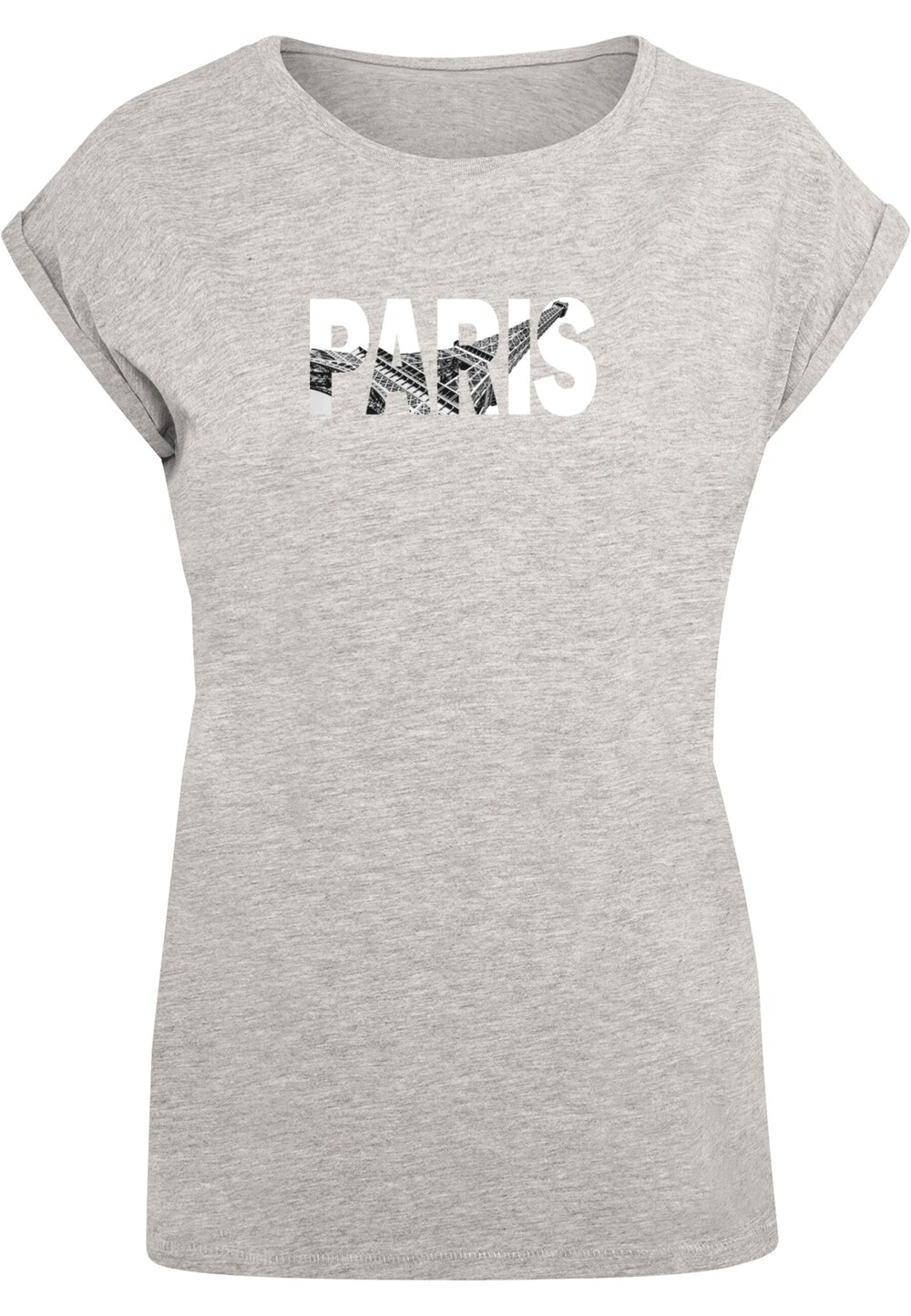 Рубашка Merchcode Paris Eiffel Tower, пестрый серый