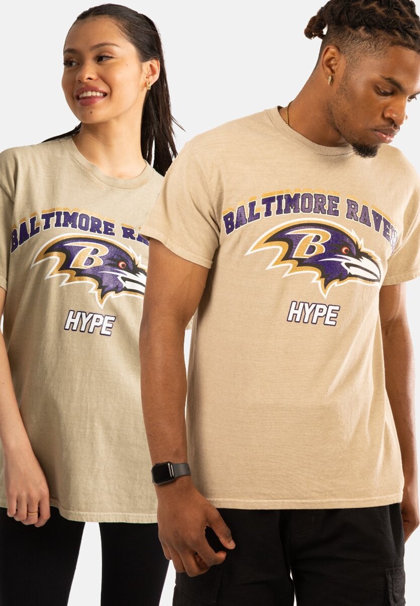 

Футболка с принтом BALTIMORE RAVENS Hype, цвет beige
