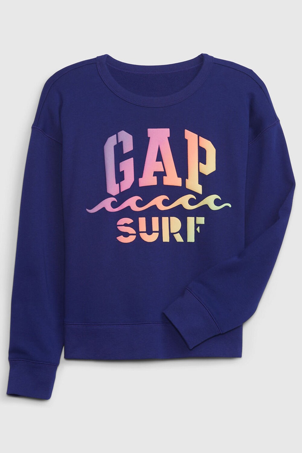 

Толстовка с круглым вырезом и логотипом Gap, синий