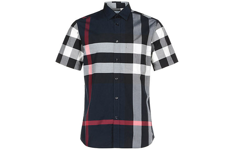 

Футболка Burberry в клетку, синий