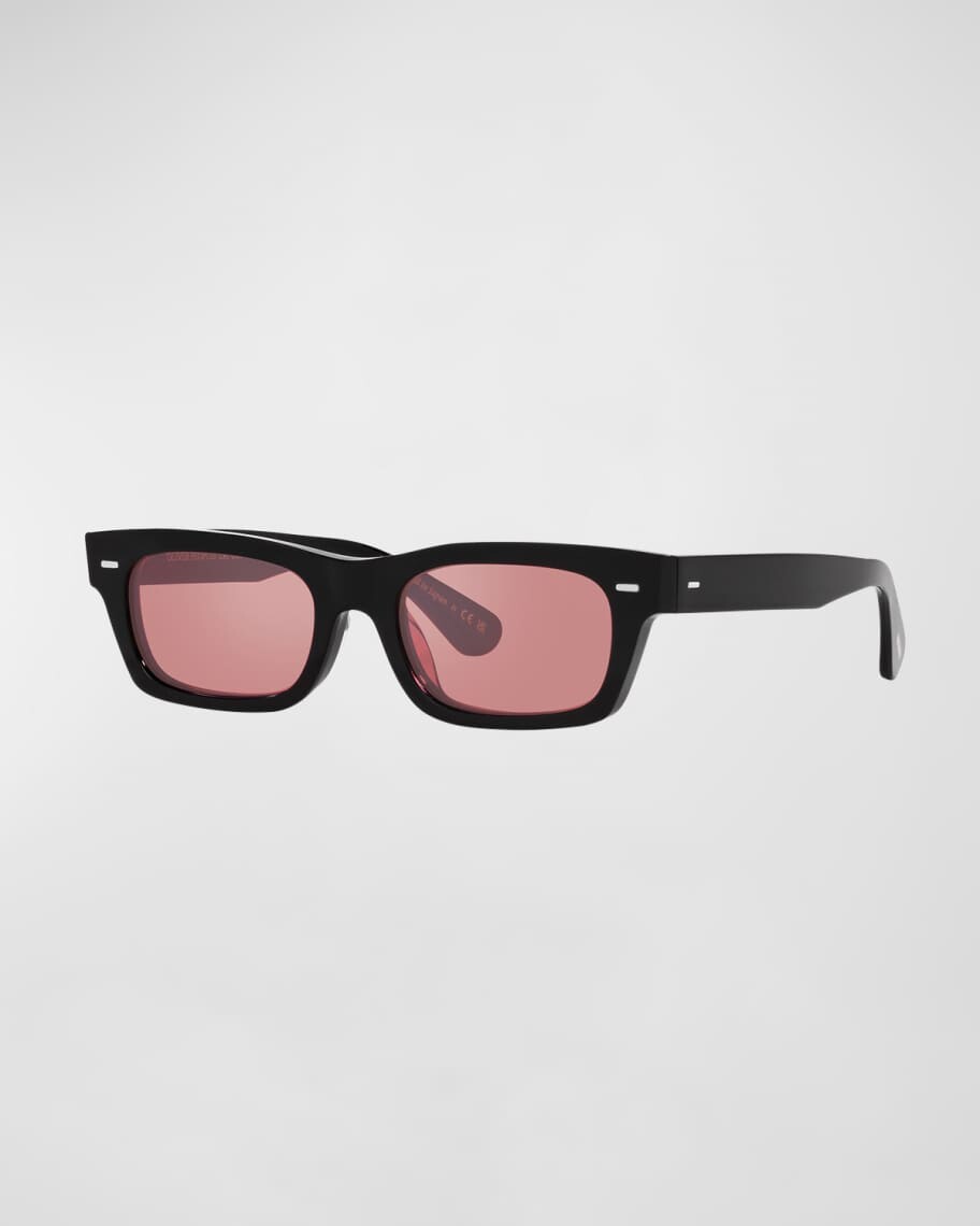 

Прямоугольные солнцезащитные очки Davri из ацетата и кристаллов Oliver Peoples