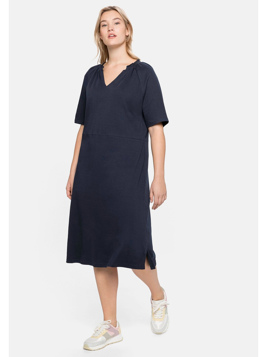 

Платье sheego Shirt, ночной синий