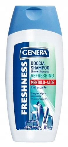 

Шампунь, 300мл Genera Freshness Menthol Aloe