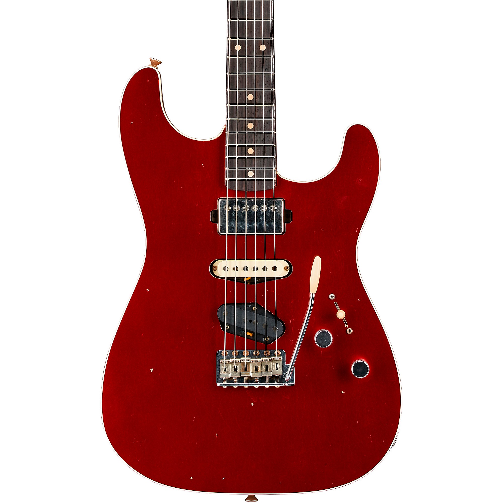 Fender Custom Shop Дилер Select Stratocaster HST Journeyman Электрогитара Aged Candy Apple Red дилер