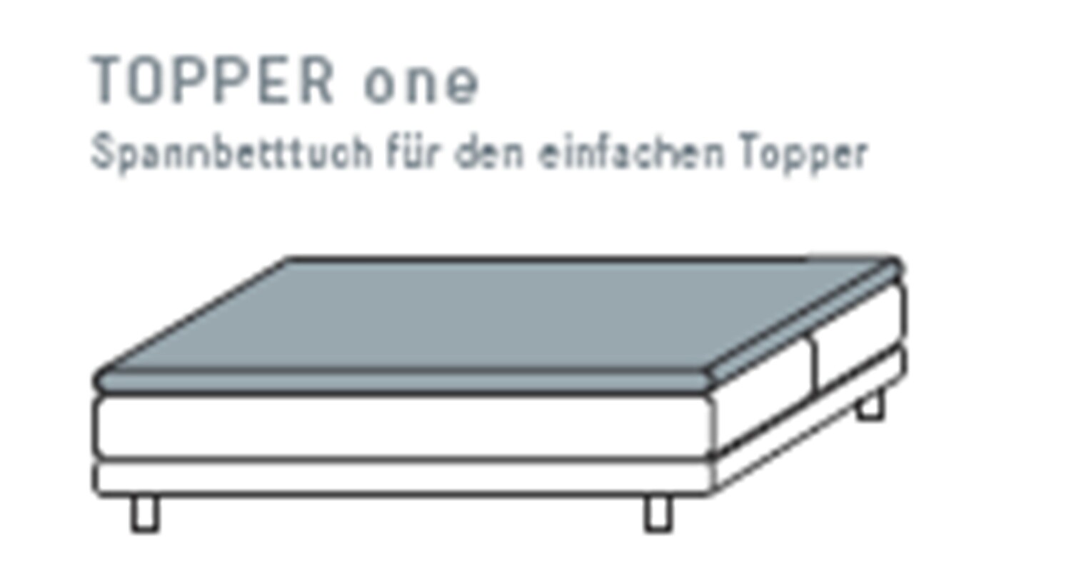

Простыня Kneer Topper one Q22 VARIO STRETCH, красный