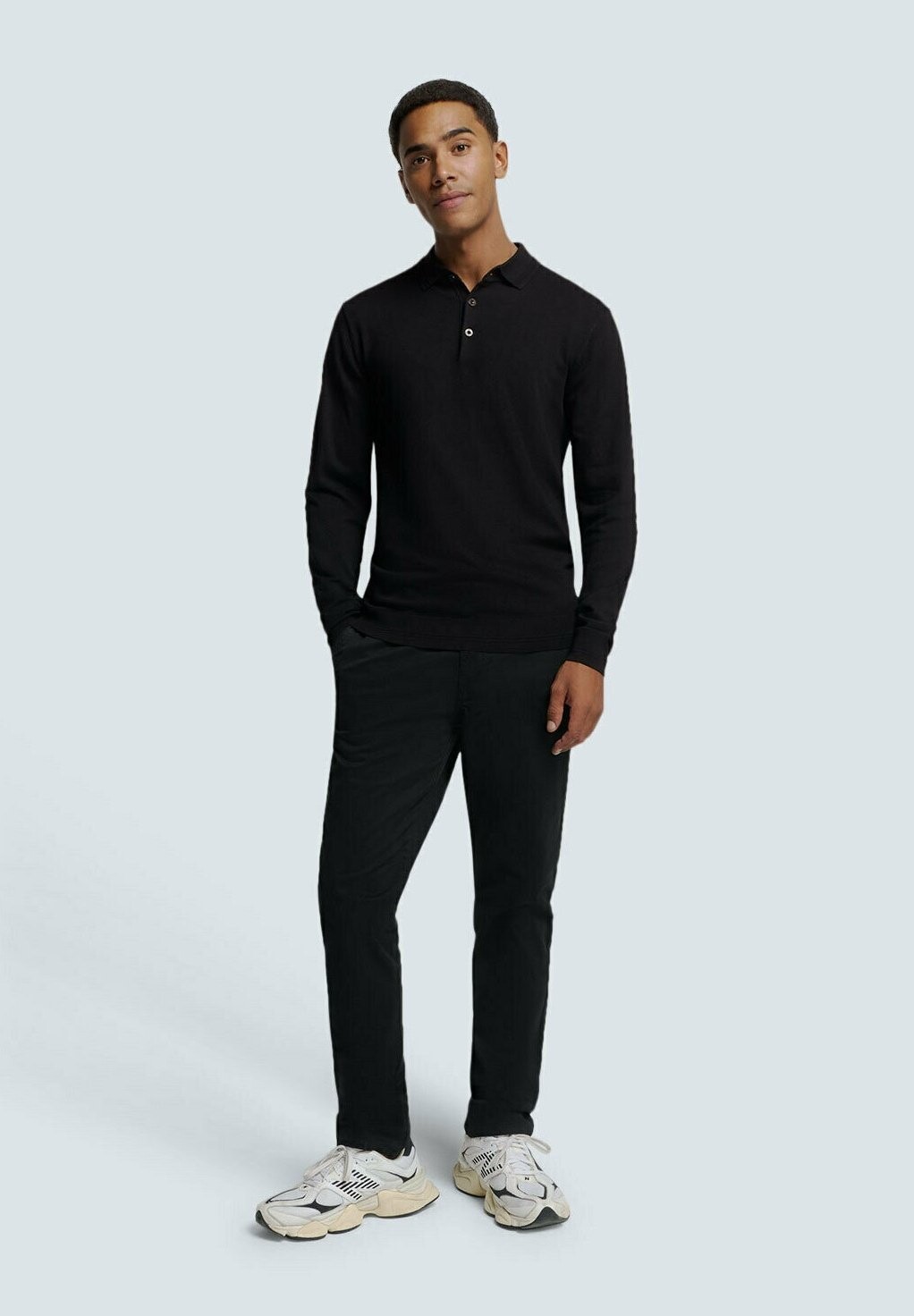 

Топ с длинными рукавами LONG SLEEVE NO EXCESS, черный