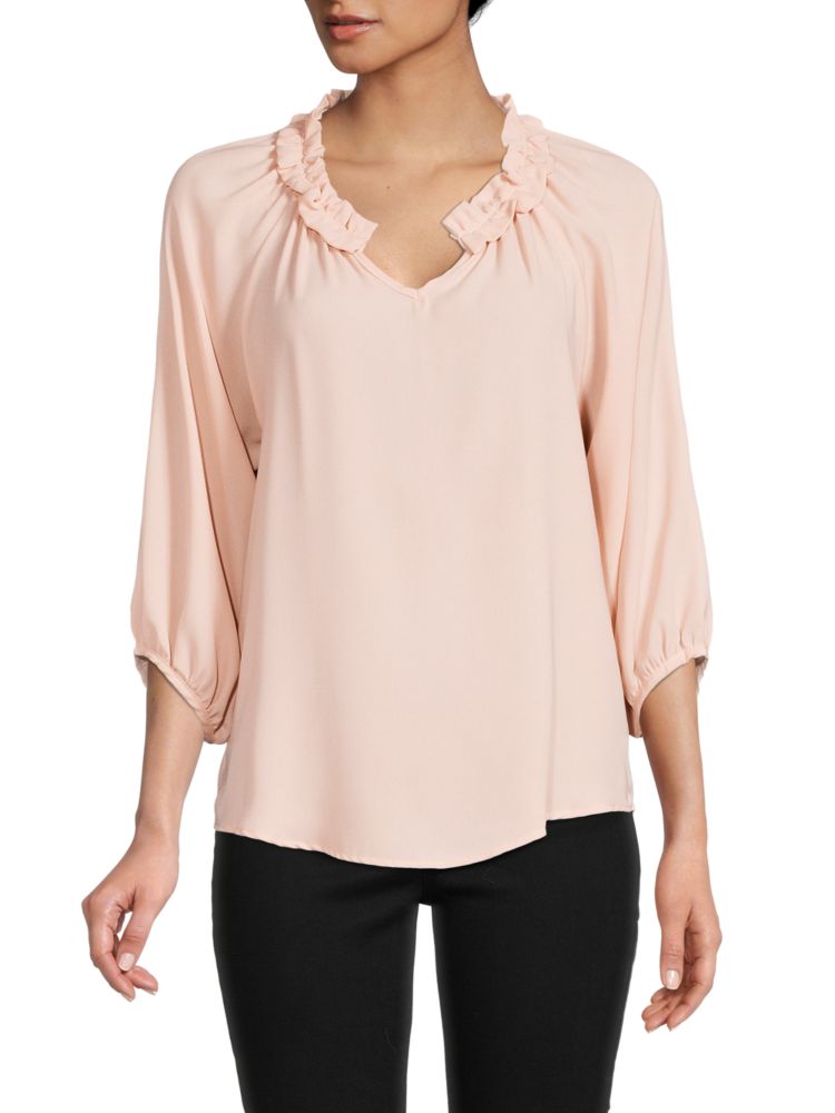 Блузка с оборками Renee C., цвет Dusty Pink
