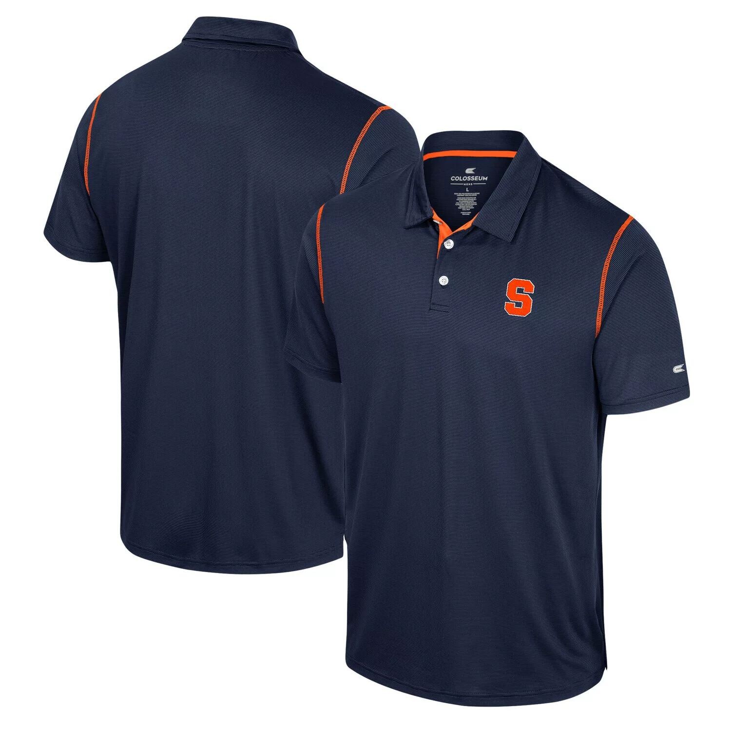 

Мужская футболка-поло Colosseum Navy Syracuse Orange Cameron