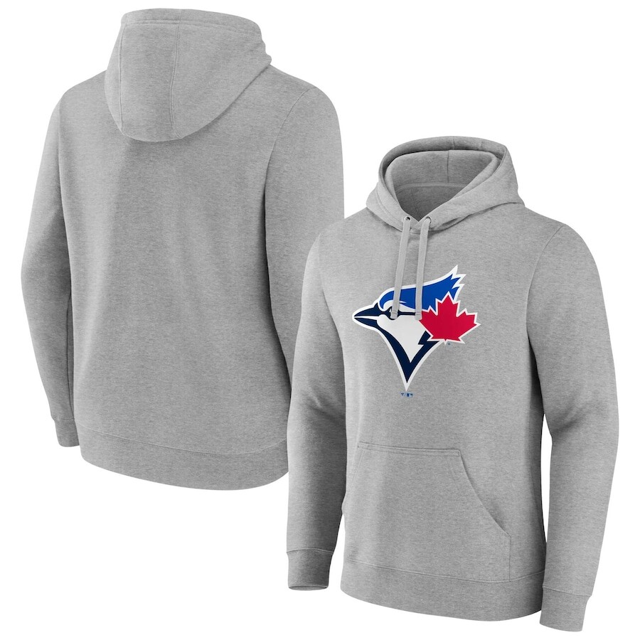 

Пуловер с капюшоном Fanatics Branded Toronto Blue Jays, серый