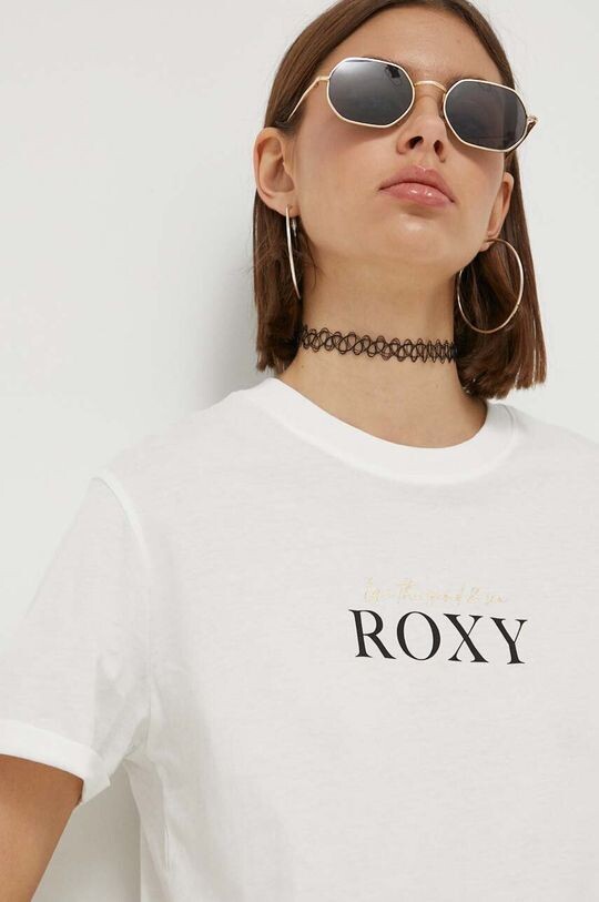 

Футболка из хлопка Roxy, белый