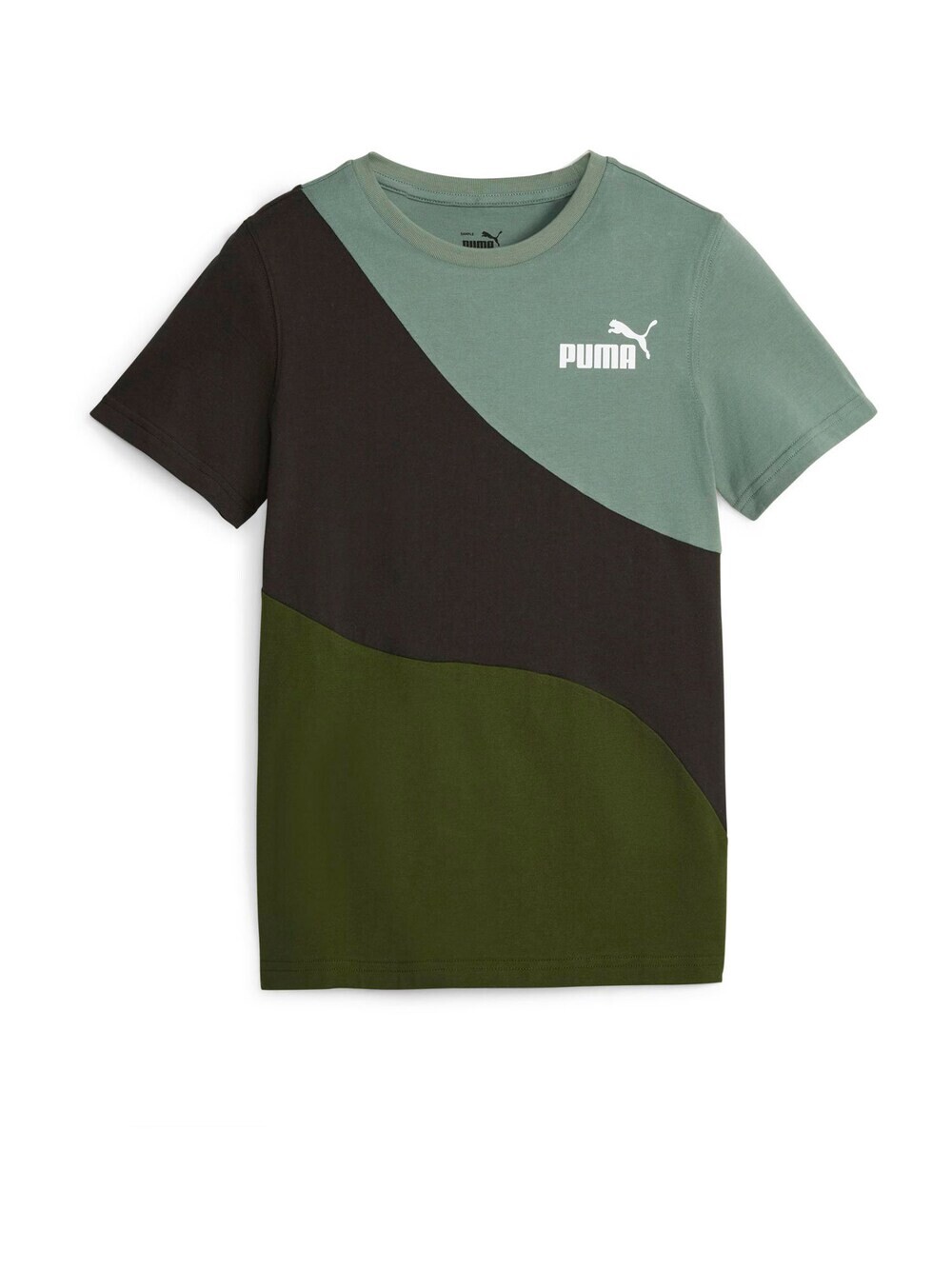 

Футболка Puma POWER, оливковый/пастельный зеленый