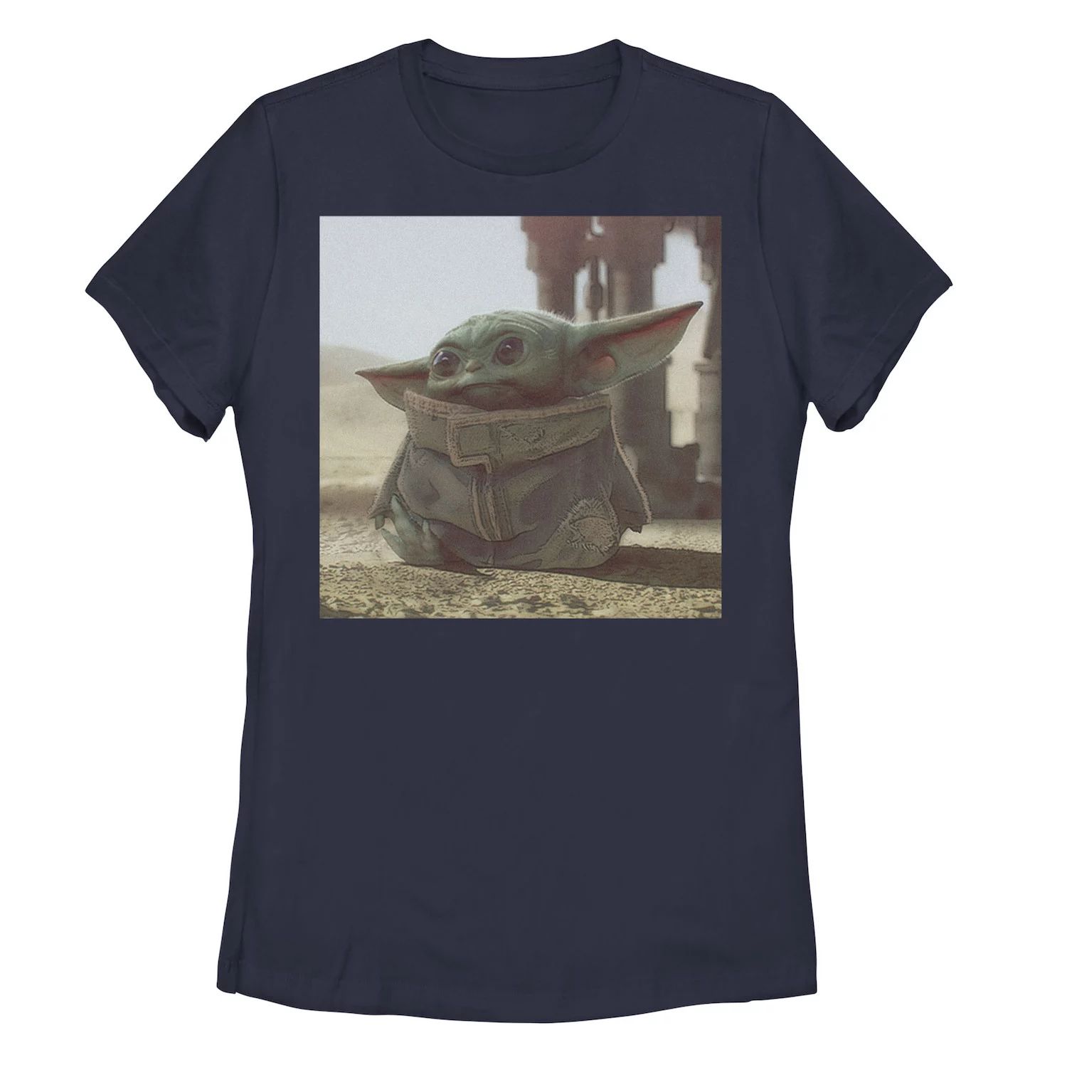 Детская футболка с рисунком «Звездные войны, мандалорец, ребенок, известный как Малыш Йода» Star Wars, темно-синий детская футболка с рисунком звездные войны мандалорец ребенок известный как малыш йода star wars