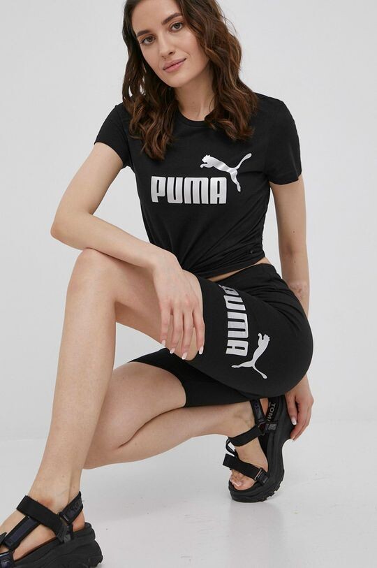 

Хлопковая футболка 848303 Puma, черный