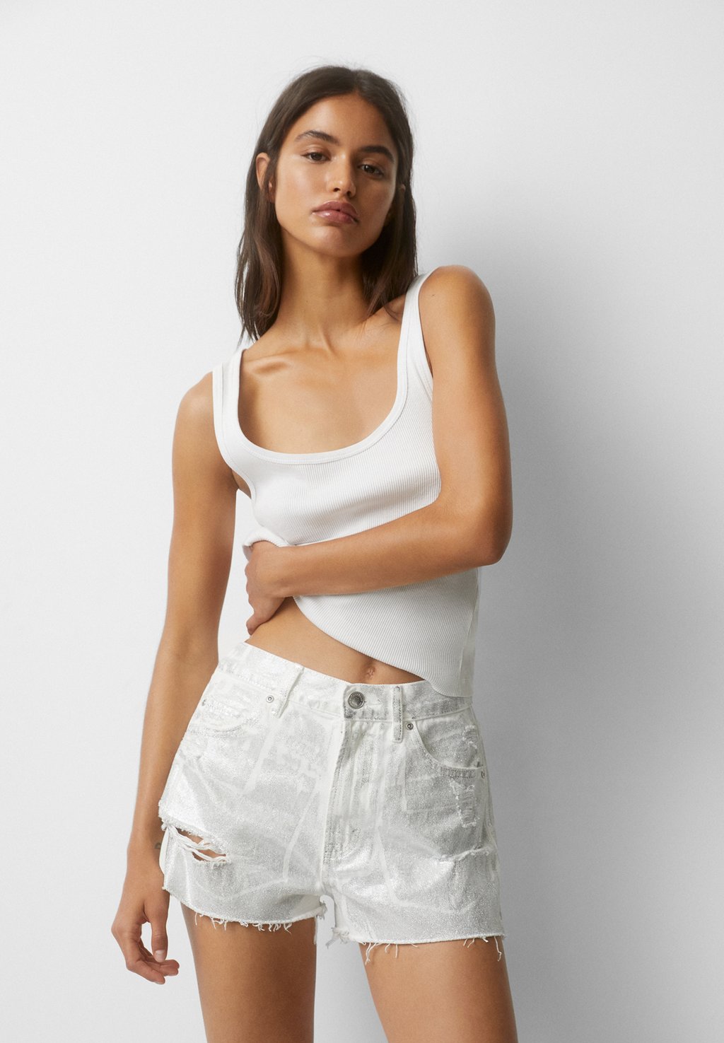 Шорты Pull and Bear skinny