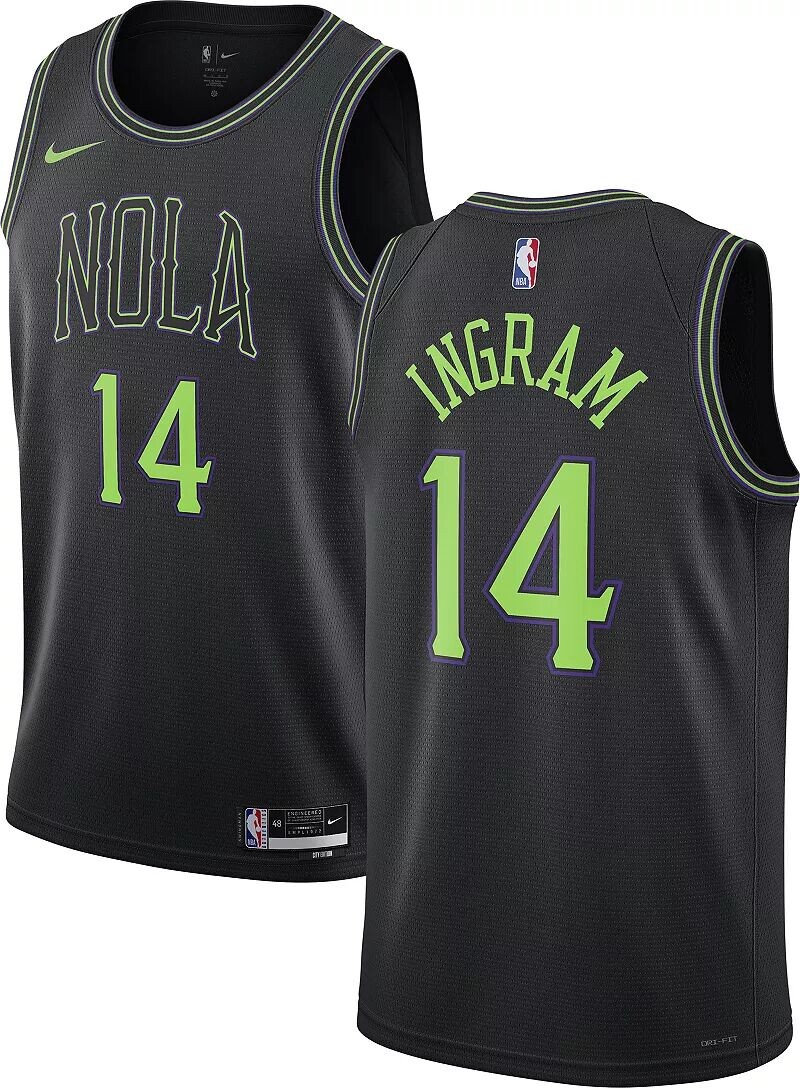 

Мужская черная майка Swingman New Orleans Pelicans Brandon Ingram #14 City Edition 2023-24 Nike