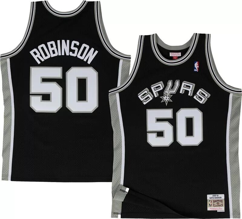

Мужская майка Mitchell & Ness San Antonio Spurs Дэвида Робинсона № 50 Swingman