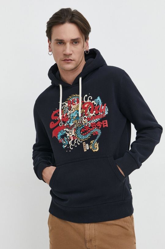 

Фуфайка Superdry, темно-синий