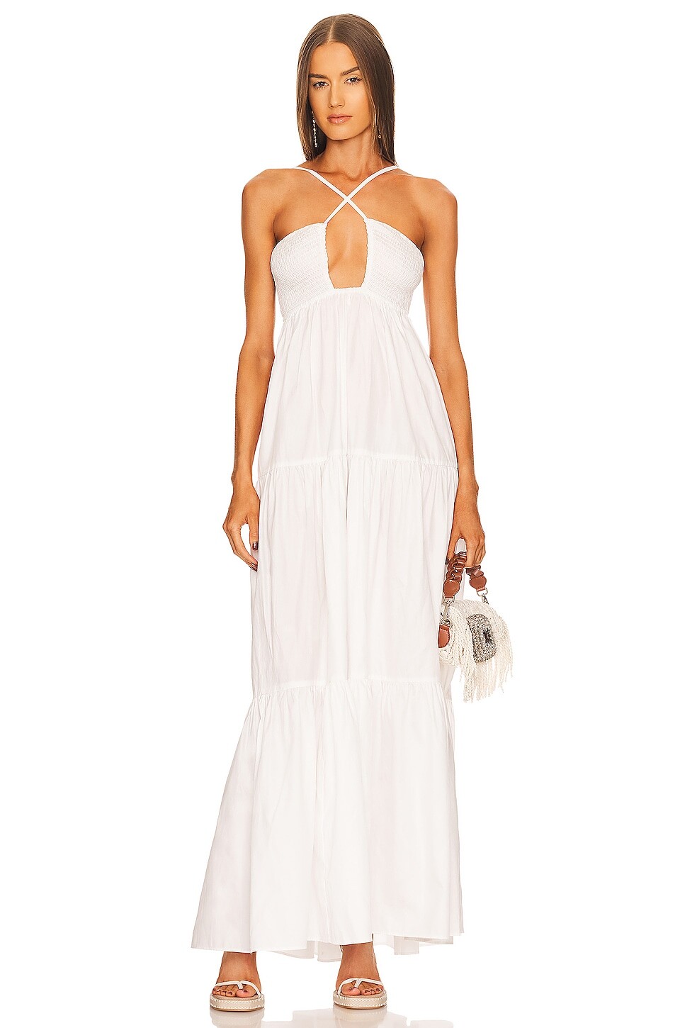 

Платье Michael Costello x REVOLVE Kathy Maxi, белый