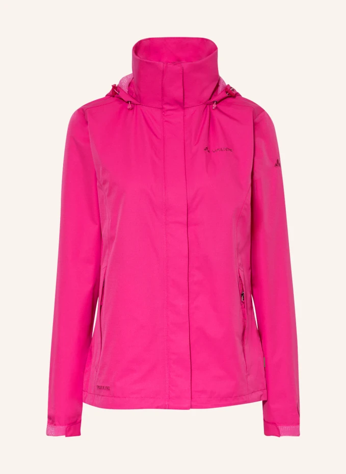 

Дождевик escape light Vaude, розовый