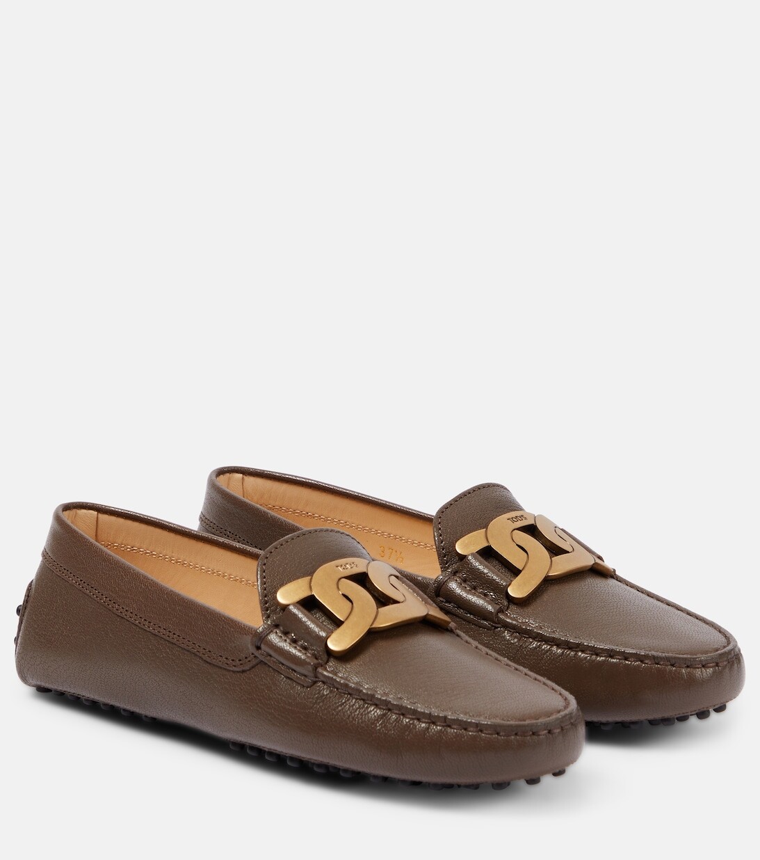 

Кожаные лоферы Kate Gommino Tod's, коричневый