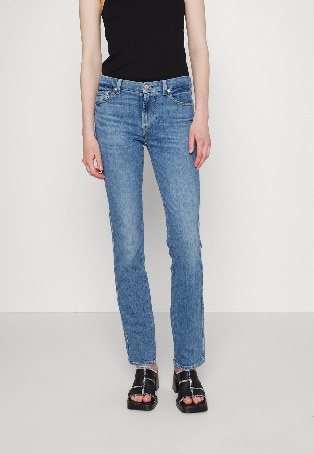 

Джинсы прямого кроя 7 for all mankind, синий