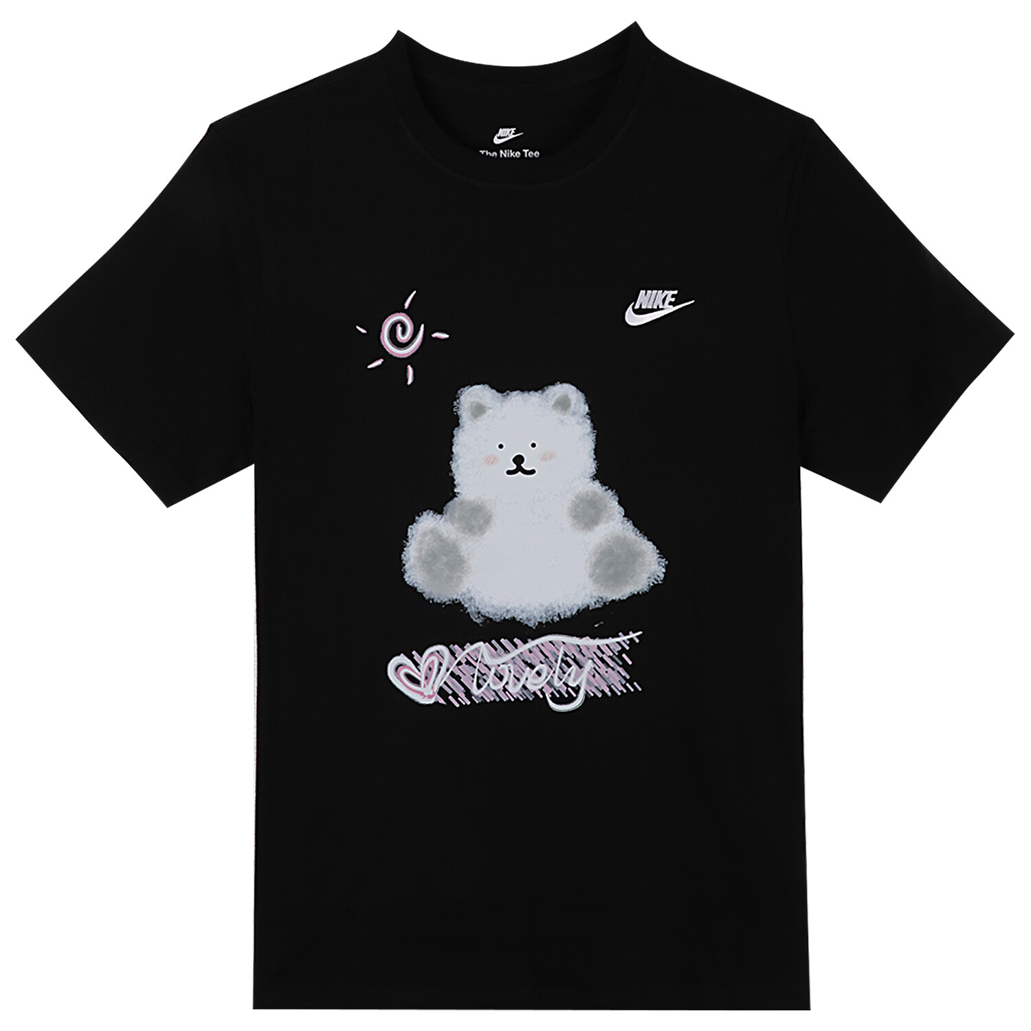 

Футболка мужская черная Nike, черный