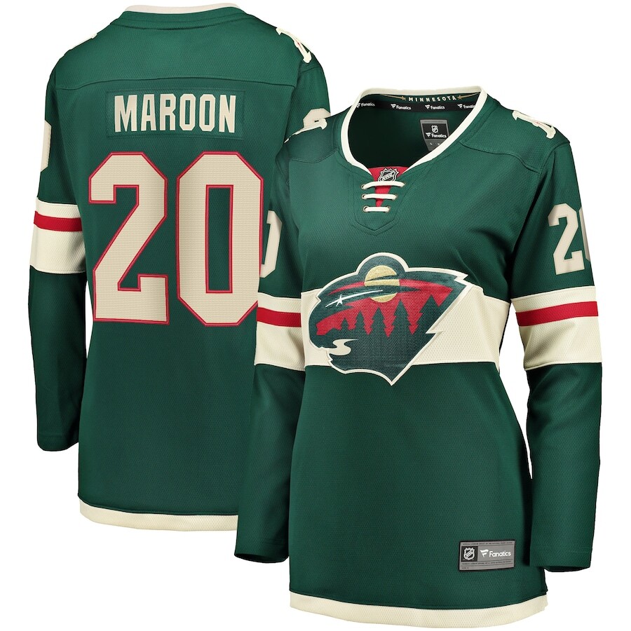 

Джерси Fanatics Branded Minnesota Wild, зеленый