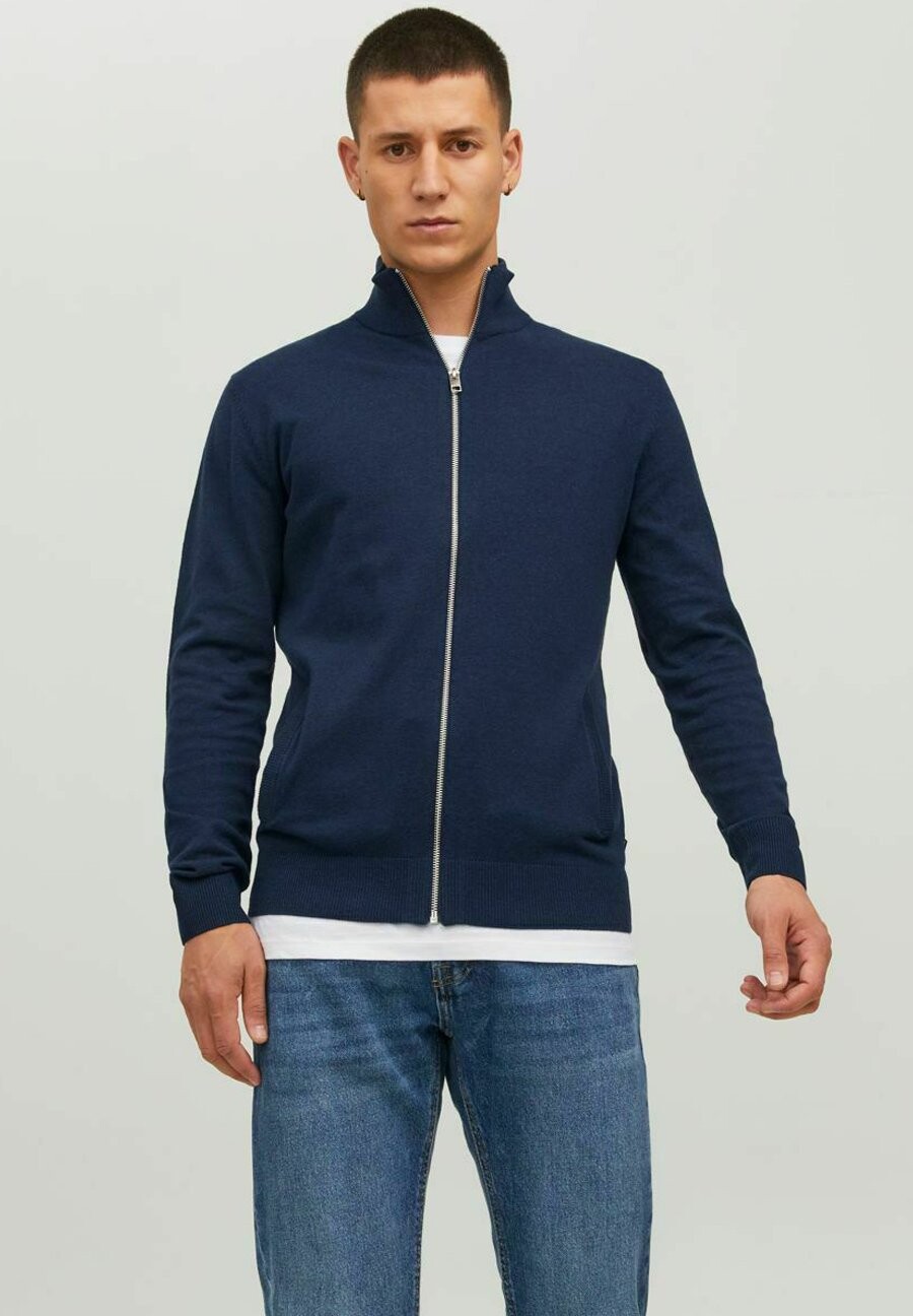 

Кардиган ВЫСОКАЯ ШЕИ Jack & Jones, темно-синий пиджак