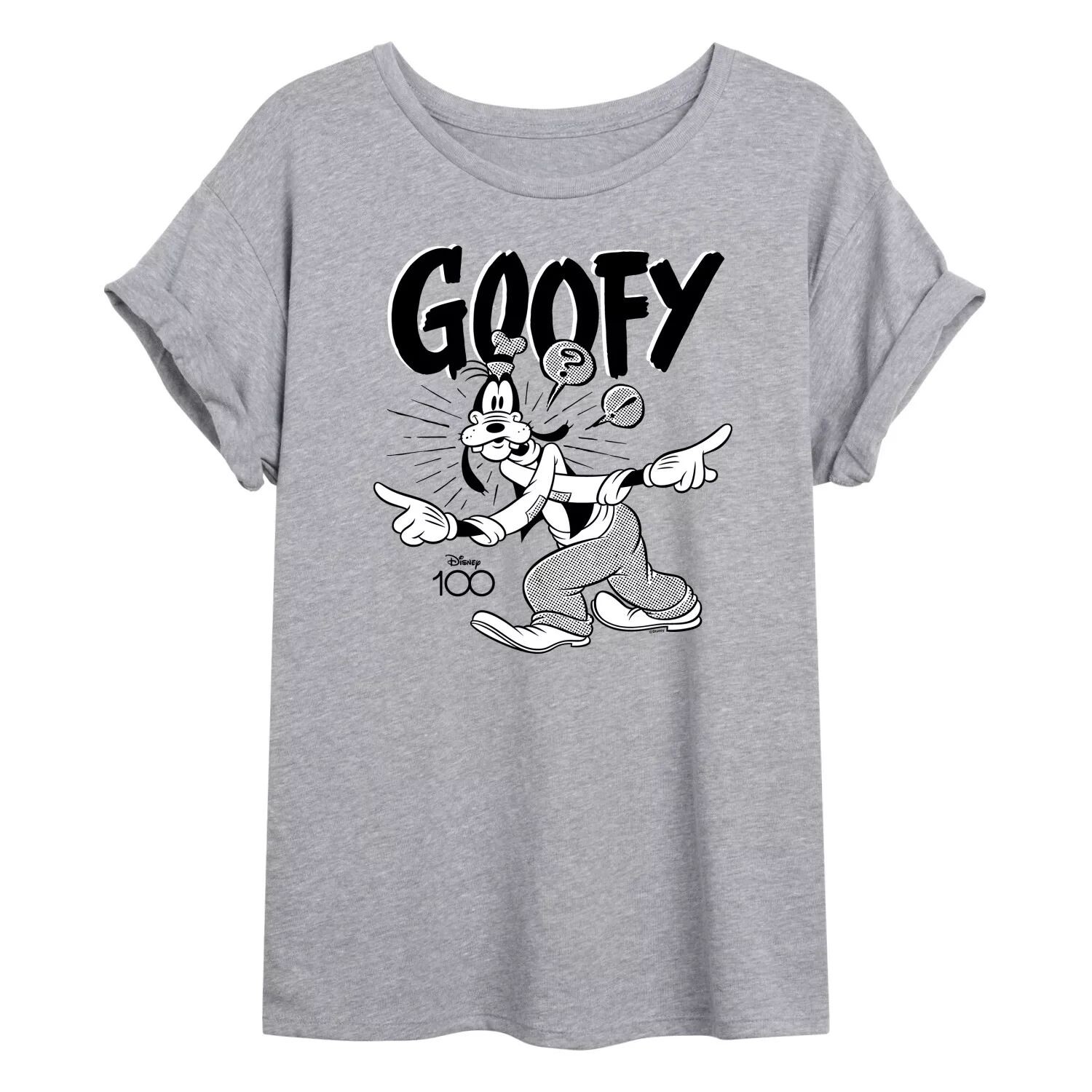 

Струящаяся футболка Disney 100 Junior' Goofy Halftone Disney