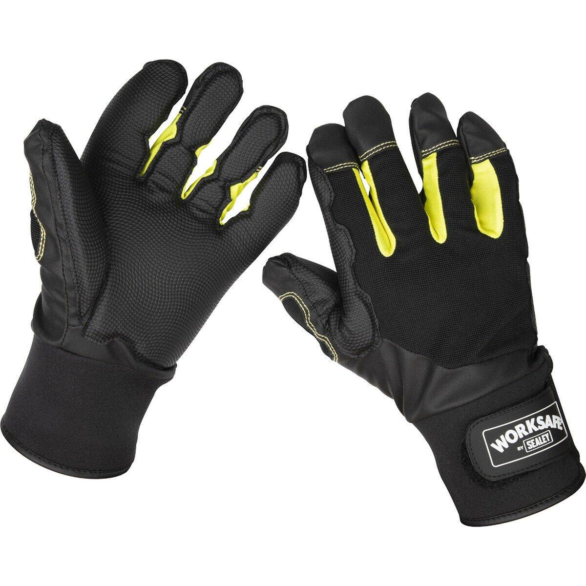 Антивибрационные перчатки PAIR XL — дышащая ткань — перчатки для ударов электроинструмента Loops, мультиколор